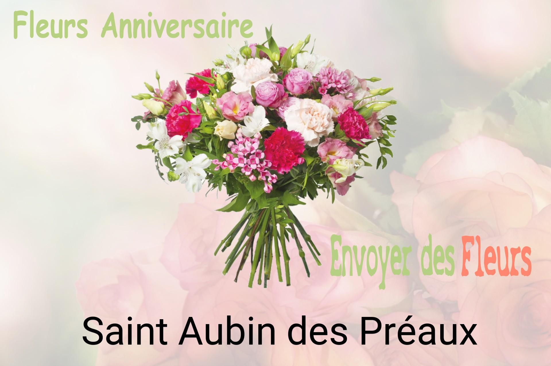 Bouquet de fleurs d’anniversaire livré à Saint-Aubin-des-Préaux