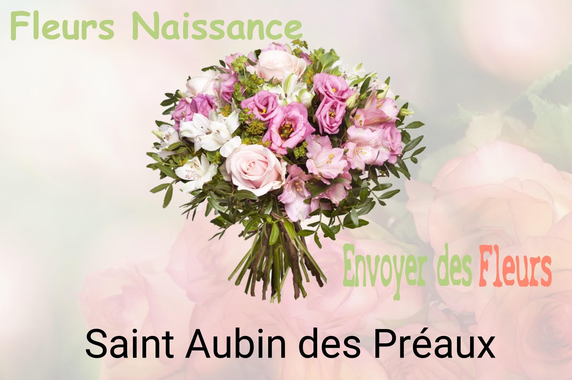 Bouquet de fleurs de naissance livré à Saint-Aubin-des-Préaux