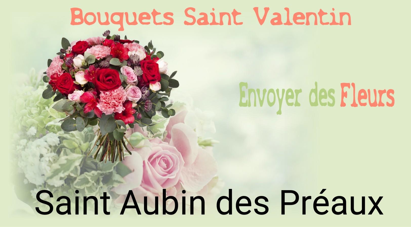 Roses de Saint-Valentin livrées à Saint-Aubin-des-Préaux